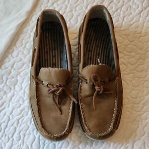 Izod Tan Boat Shoes for Men